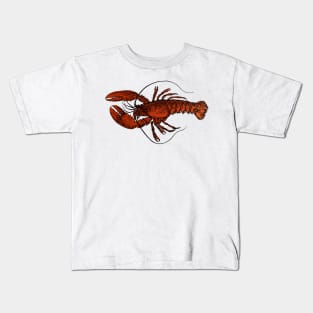 lobster pattern Kids T-Shirt